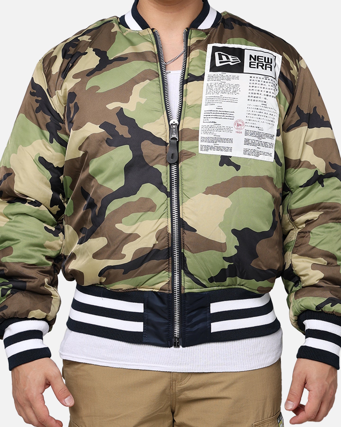 New Era X Alpha Series X MLB Boston Red Sox MA-1 Bomber Jacket