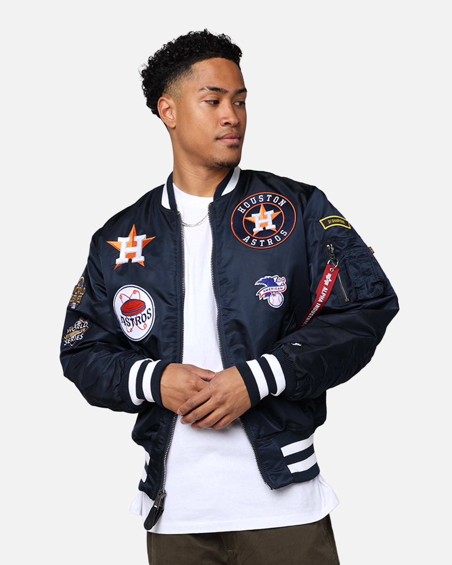 New Era X Alpha Series X MLB Houston Astros MA-1 Bomber Jacket