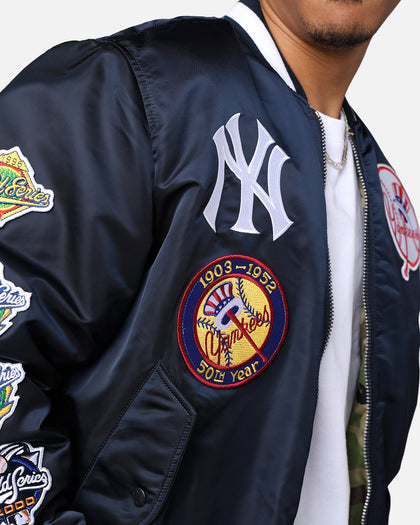 New Era X Alpha Series X MLB New York Yankees MA-1 Bomber Jacket Navy
