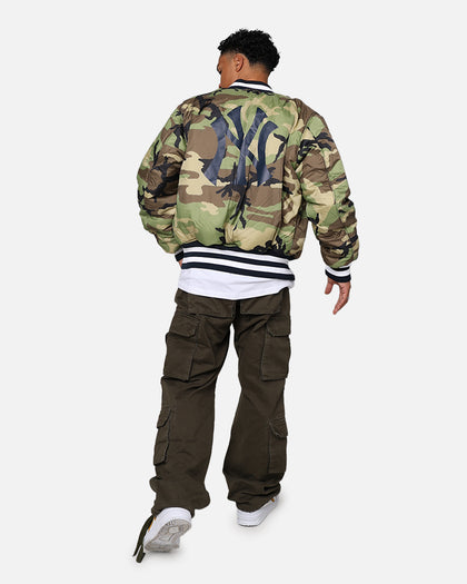 New Era X Alpha Series X MLB New York Yankees MA-1 Bomber Jacket Navy