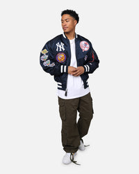 New Era X Alpha Series X MLB New York Yankees MA-1 Bomber Jacket Navy