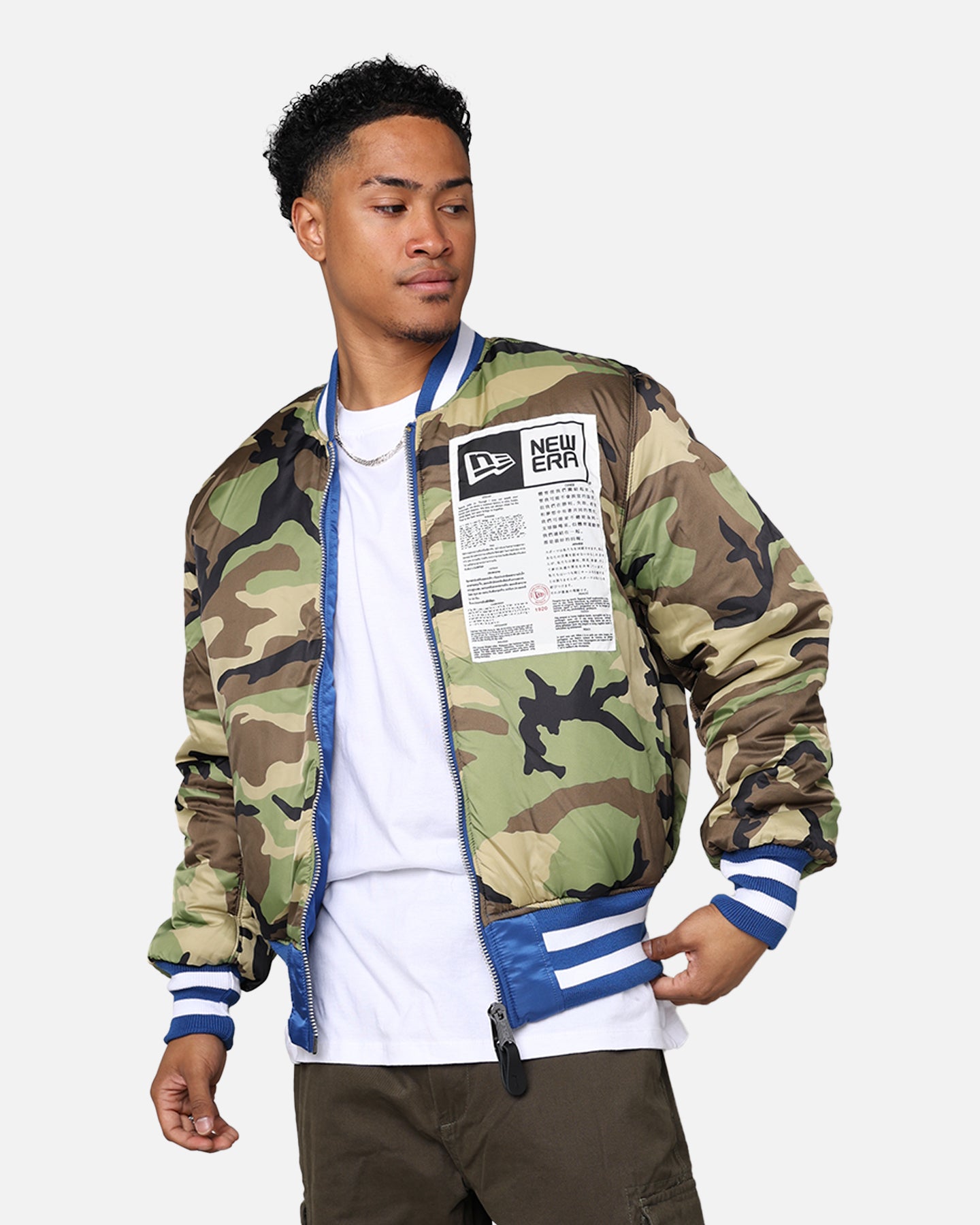 New Era X Alpha Series X MLB New York Mets MA-1 Bomber Jacket