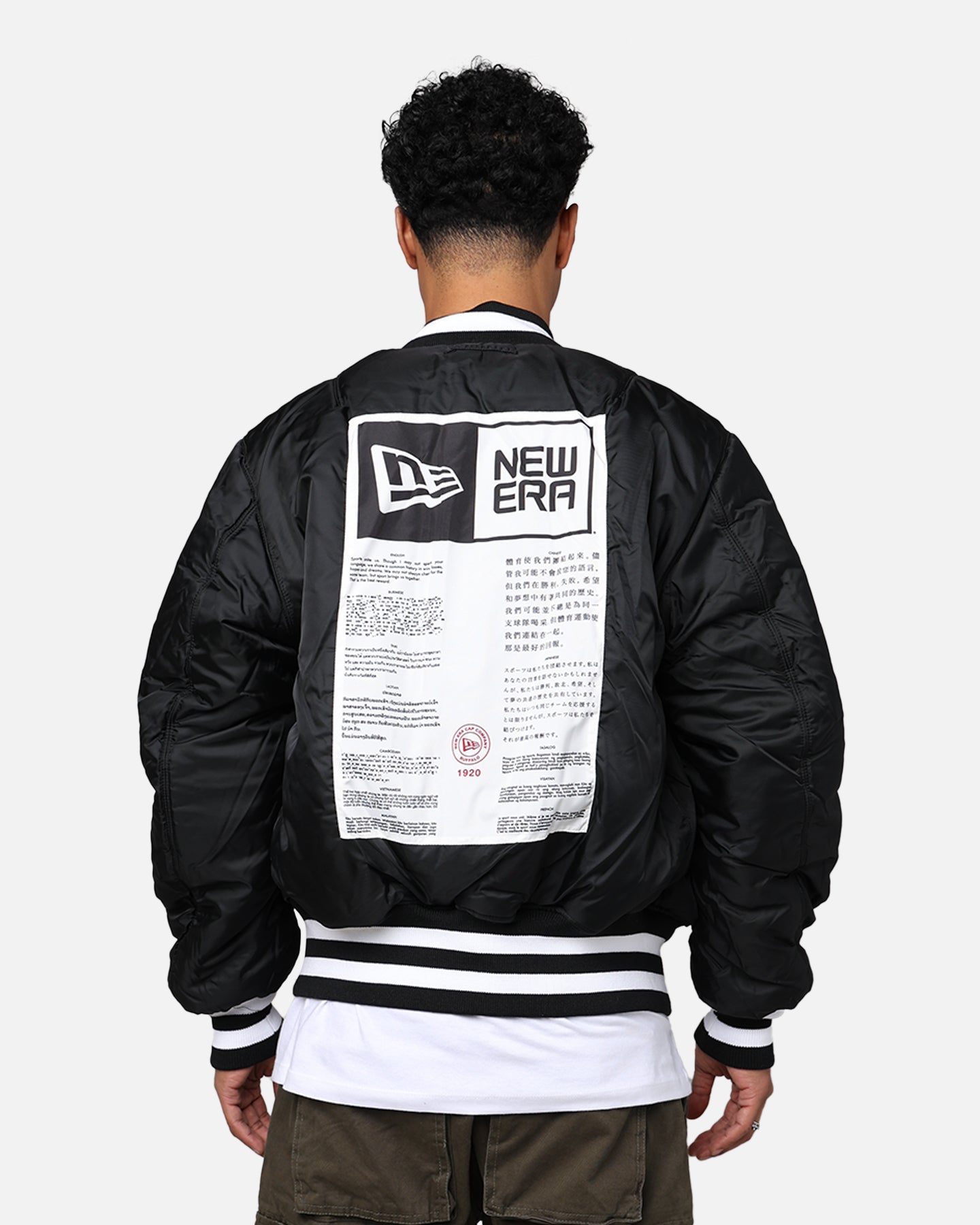 New Era X Alpha Series X NFL Las Vegas Raiders MA-1 Bomber Jacket