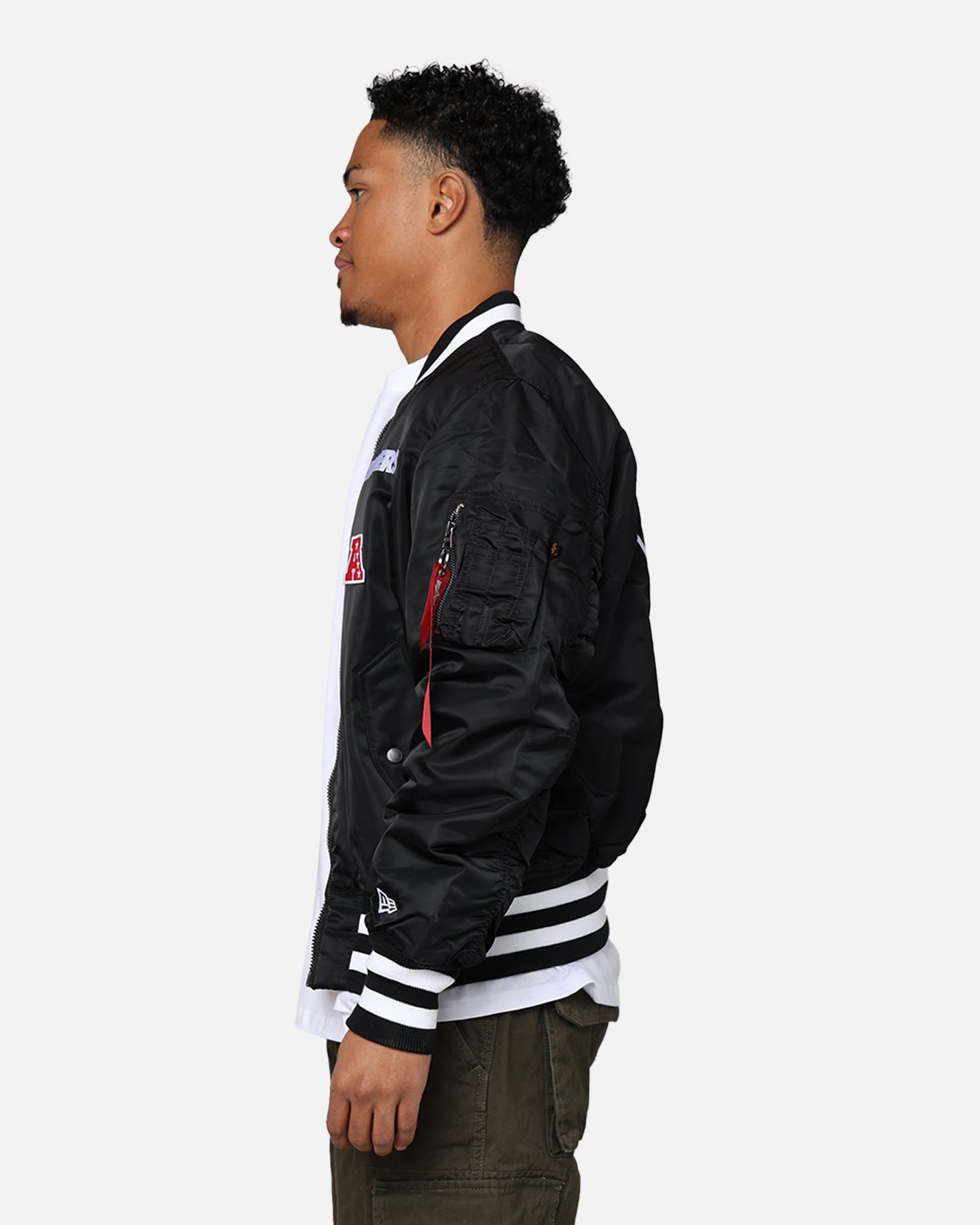New Era X Alpha Series X NFL Las Vegas Raiders MA-1 Bomber Jacket
