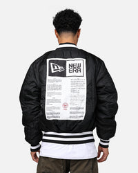 New Era X Alpha Series X NFL Pittsburgh Steelers MA-1 Bomber Jacket Black