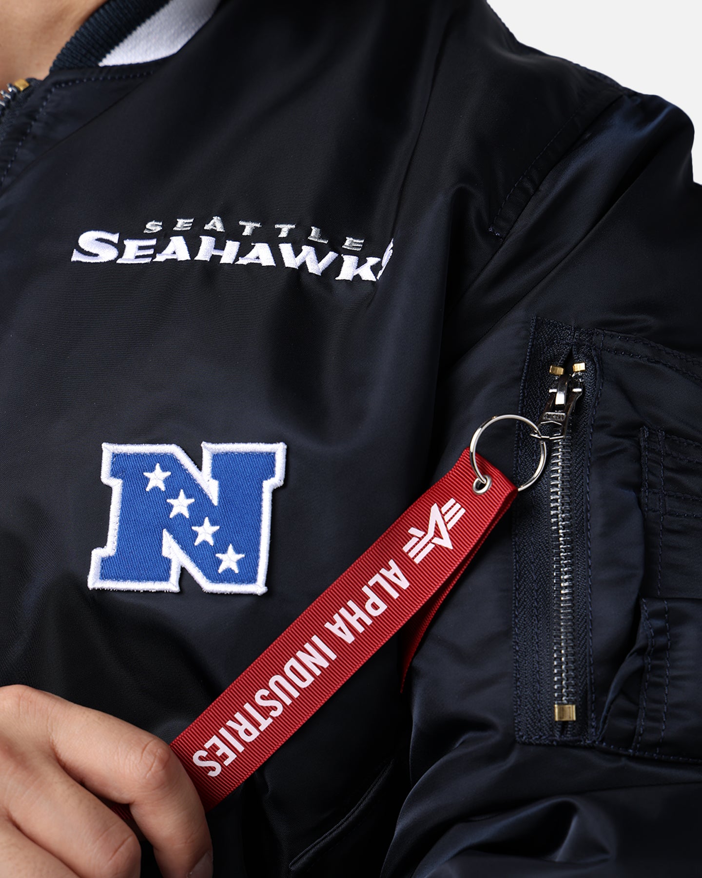 New Era X Alpha Series X NFL Seattle Seahawks MA-1 Bomber Jacket