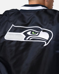 New Era X Alpha Series X NFL Seattle Seahawks MA-1 Bomber Jacket Navy/Black