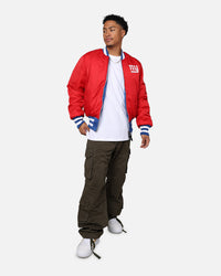 New Era X Alpha Series X NFL New York Giants MA-1 Bomber Jacket Royal/Red