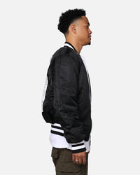 New Era X Alpha Series X NFL Philadelphia Eagles MA-1 Bomber Jacket Black