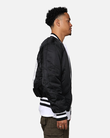 New Era X Alpha Series X NFL Philadelphia Eagles MA-1 Bomber Jacket Black