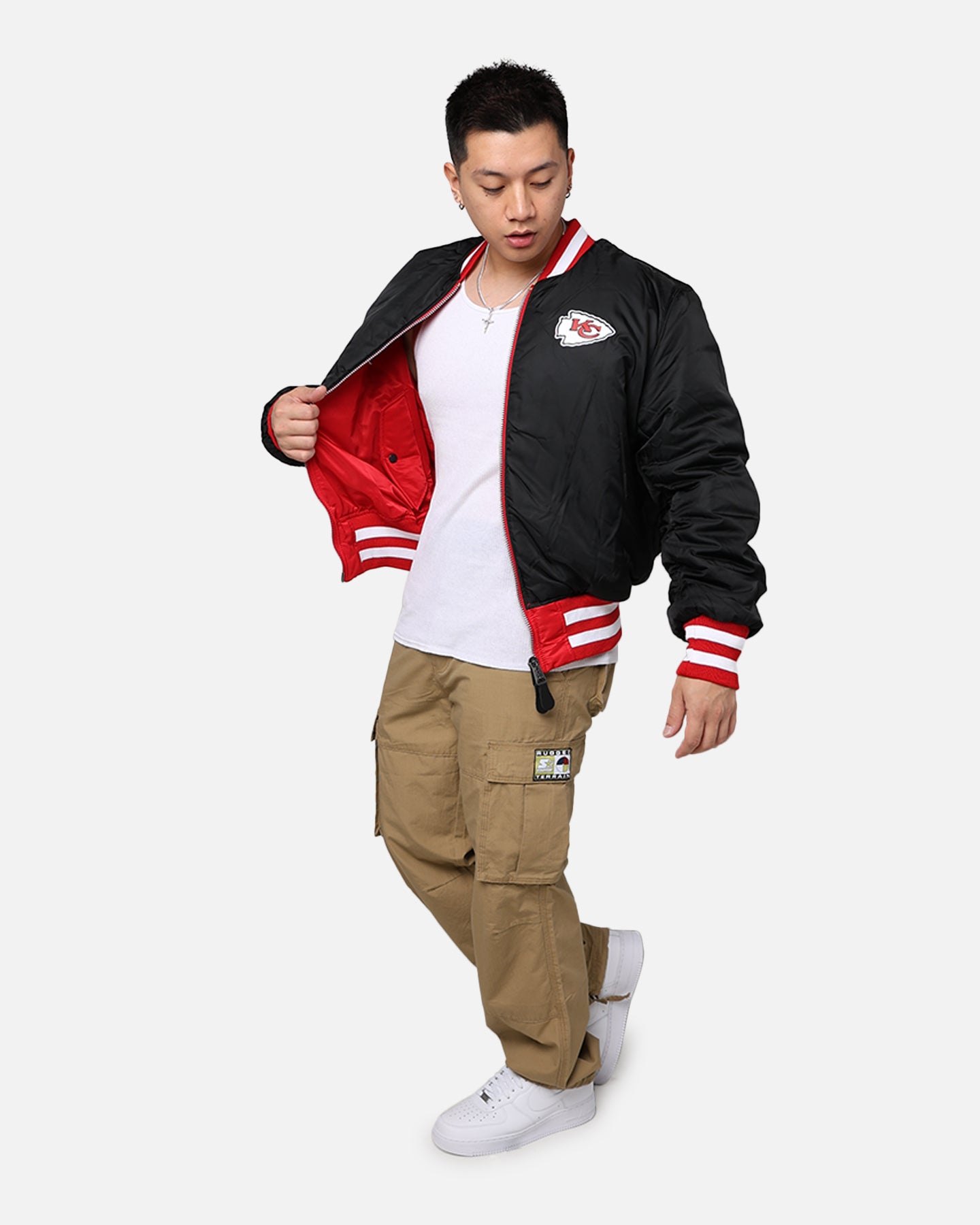 New Era X Alpha Series X NFL Kansas City Chiefs MA-1 Bomber Jacket