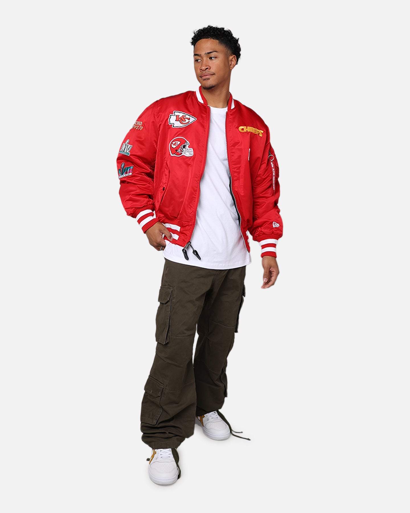 New Era X Alpha Series X NFL Kansas City Chiefs MA-1 Bomber Jacket