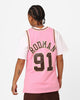 Mitchell & Ness Chicago Bulls Dennis Rodman Brown Sugar Bacon Swing Jersey Pink