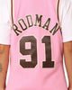 Mitchell & Ness Chicago Bulls Dennis Rodman Brown Sugar Bacon Swing Jersey Pink