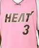 Mitchell & Ness Miami Heat Dwyane Wade Brown Sugar Bacon Swing Jersey Pink