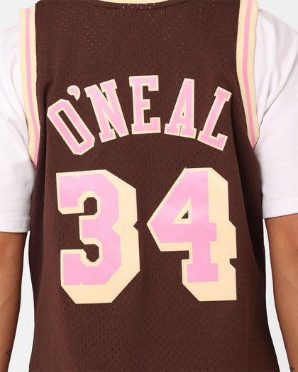 Mitchell & Ness Los Angeles Lakers Shaquille O'Neal Brown Sugar Bacon Swing Jersey Brown