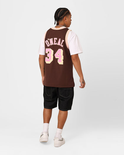 Mitchell & Ness Los Angeles Lakers Shaquille O'Neal Brown Sugar Bacon Swing Jersey Brown