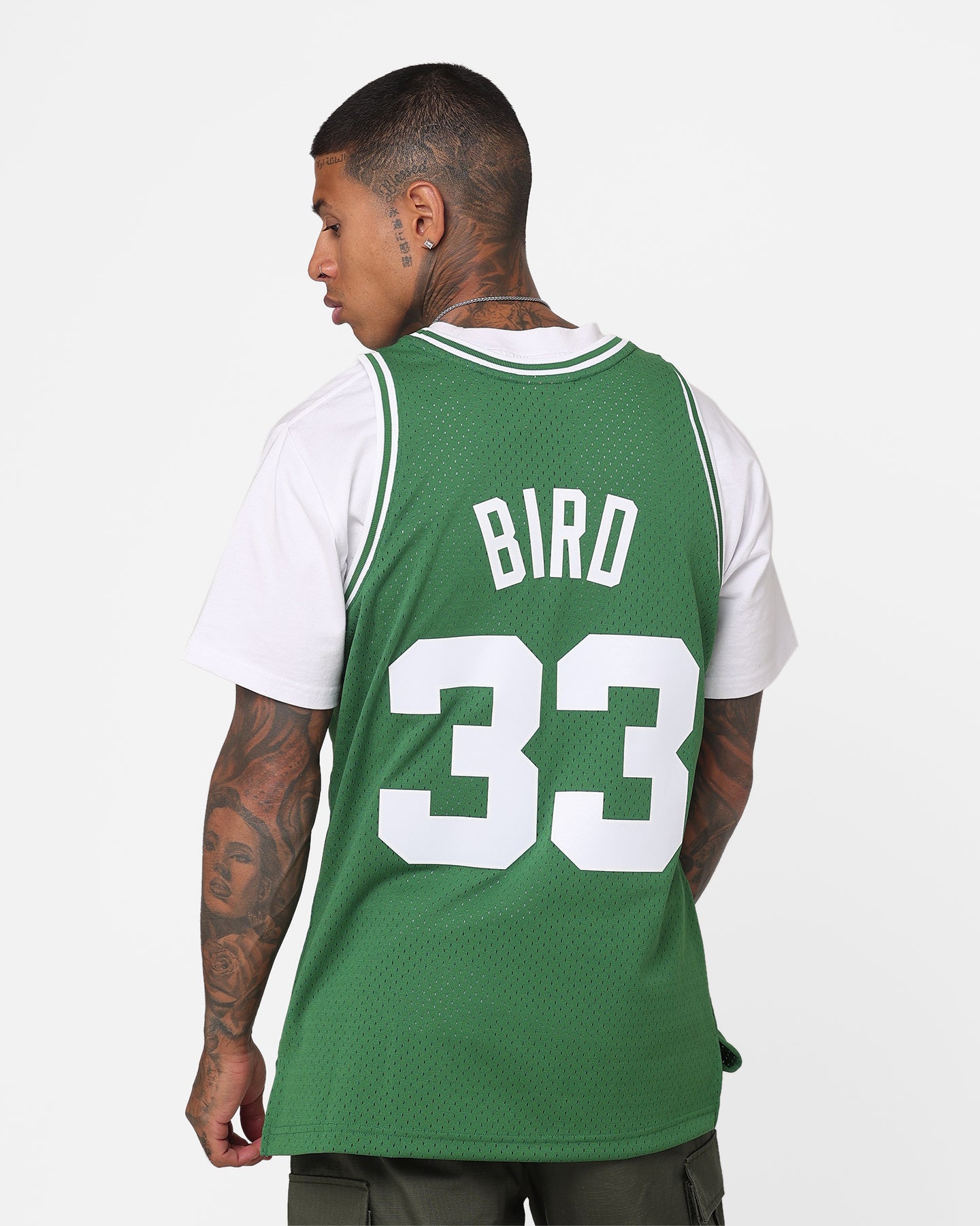 Mitchell & Ness Larry Bird Boston Celtics #33 Swing Jersey Kelly