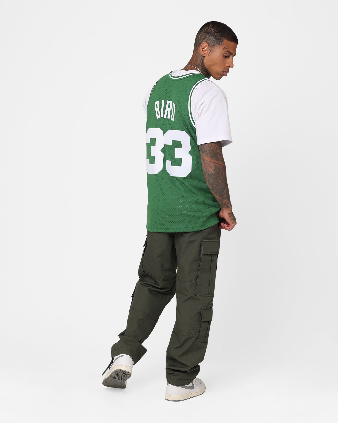 Mitchell & Ness Larry Bird Boston Celtics #33 Swing Jersey
