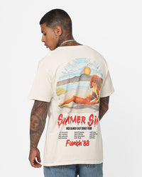 American Thrift Summer Sins Vintage T-Shirt Off White