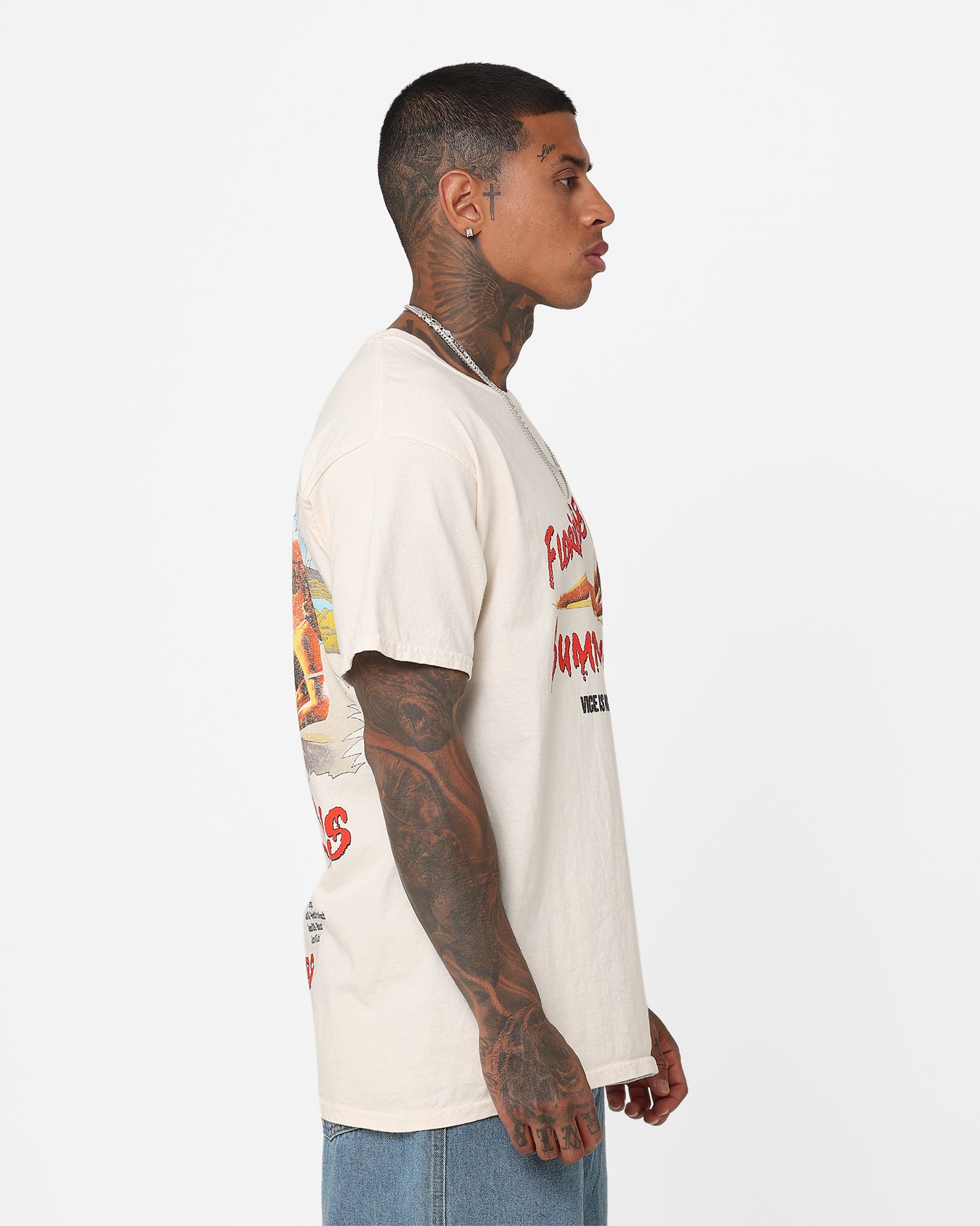 American Thrift Summer Sins Vintage T-Shirt Off White | Culture