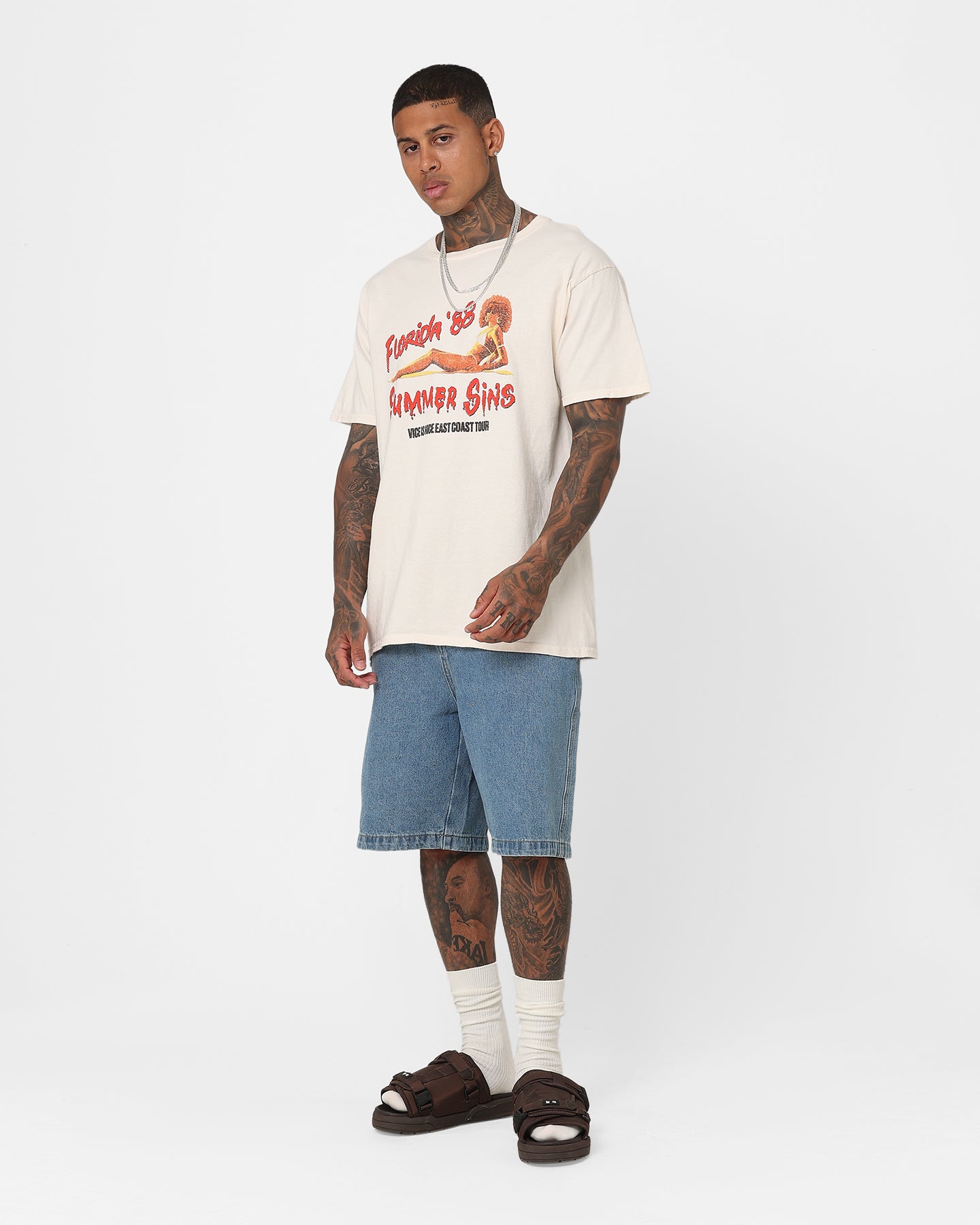 American Thrift Summer Sins Vintage T-Shirt Off White | Culture