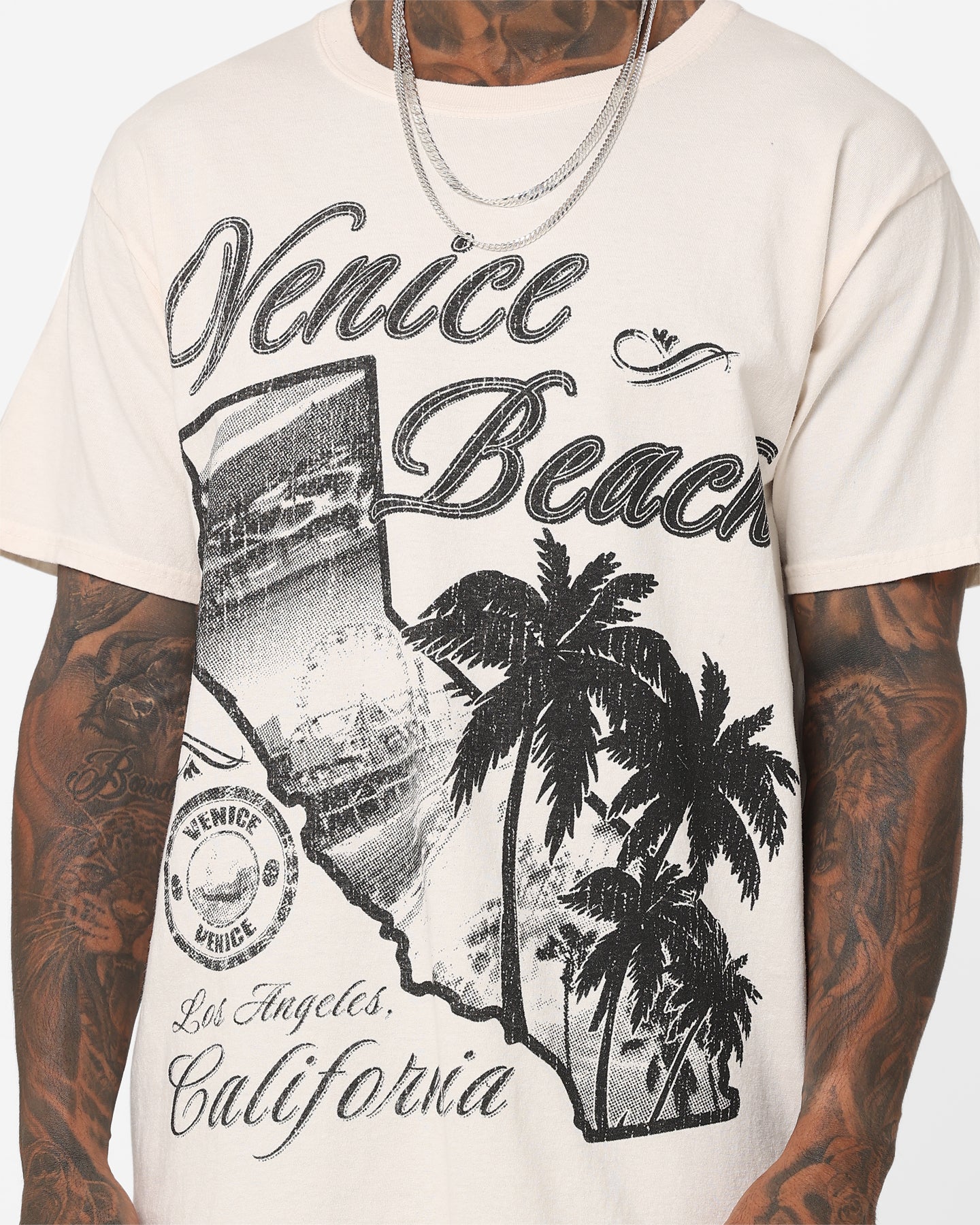 American Thrift Venice Beach Vintage T-Shirt Off White | Culture