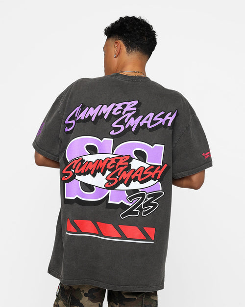 Summer Smash Motorsport T-Shirt Black Wash