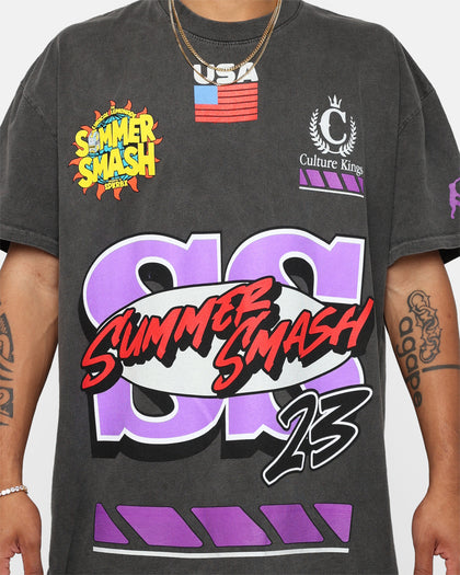 Summer Smash Motorsport T-Shirt Black Wash