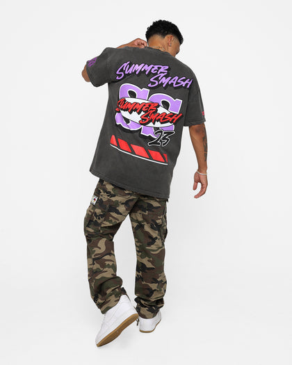 Summer Smash Motorsport T-Shirt Black Wash