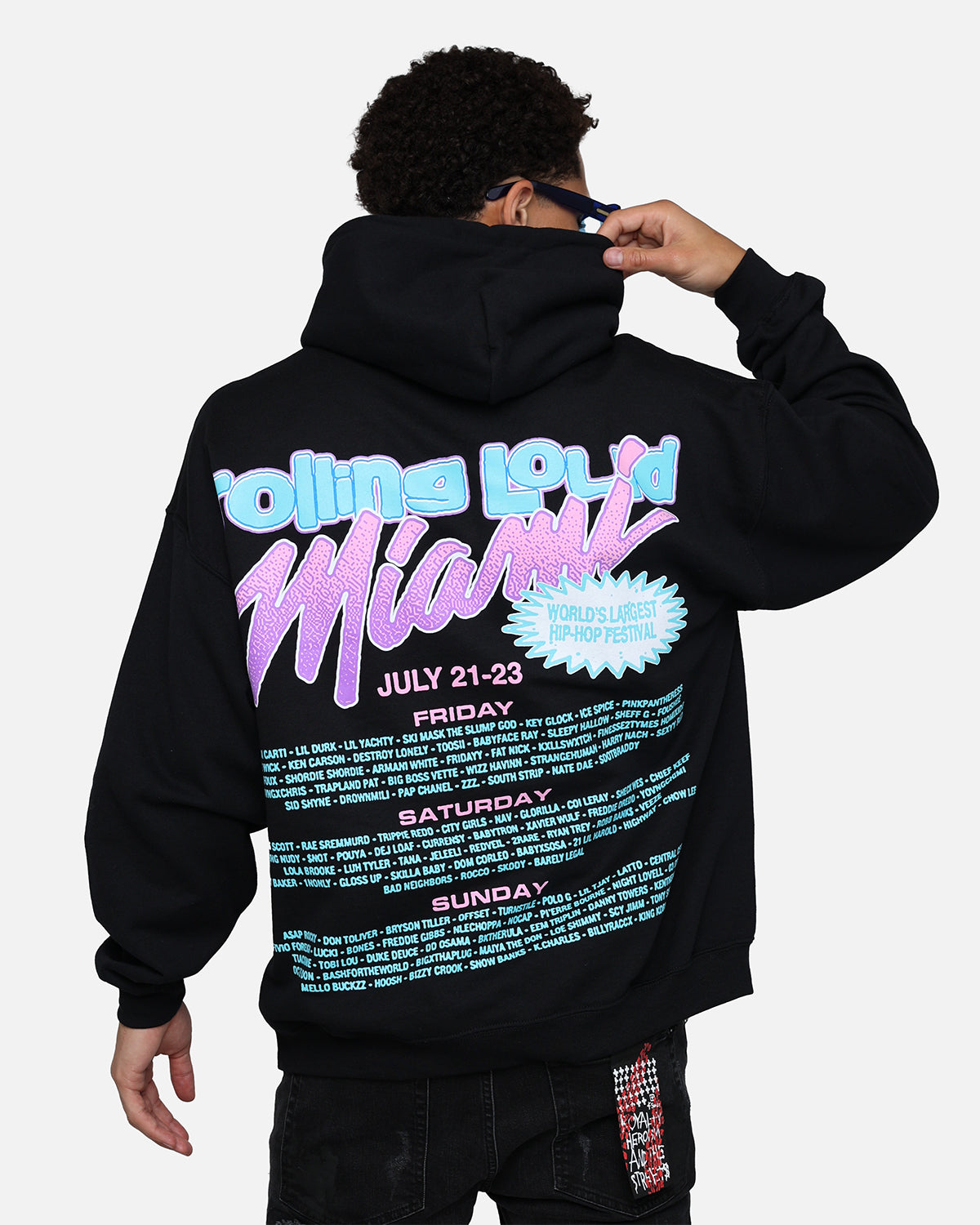 Rolling Loud Miami '23 Hoodie Black | Culture Kings US