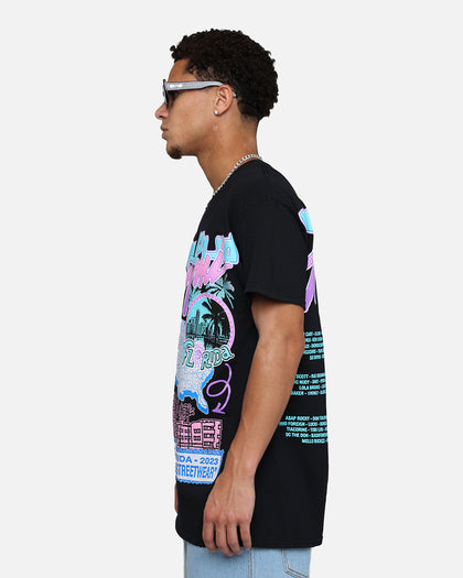 Rolling Loud Miami Lineup T-Shirt Black