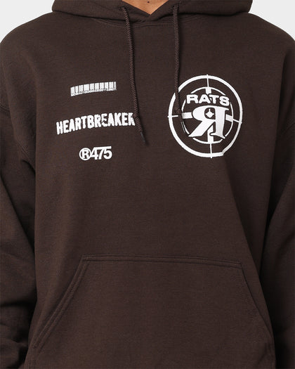 Rats Get Fat Heartbreaker Hoodie Brown