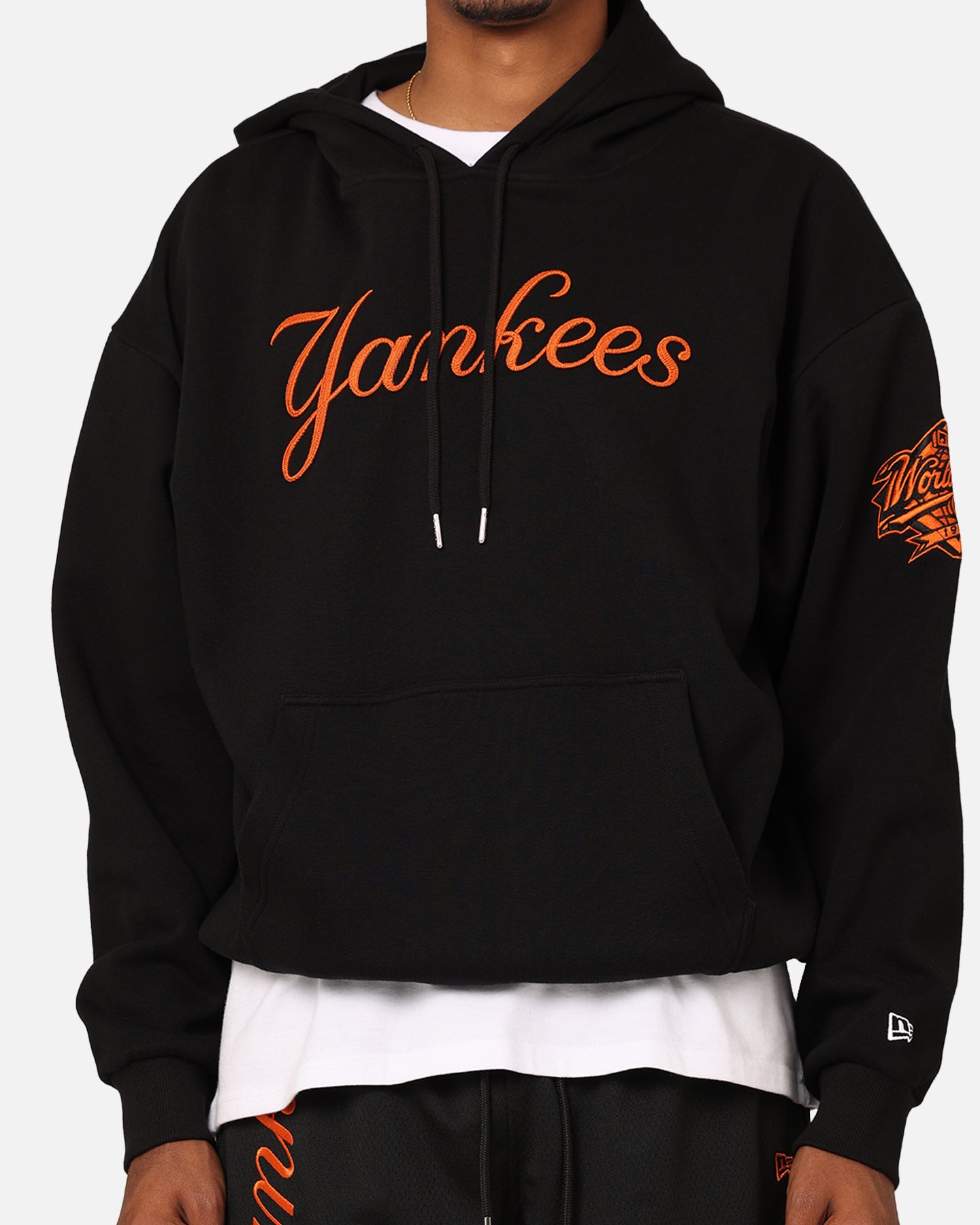 New Era New York Yankees 'Scary Nights' Oversized Hoodie Black