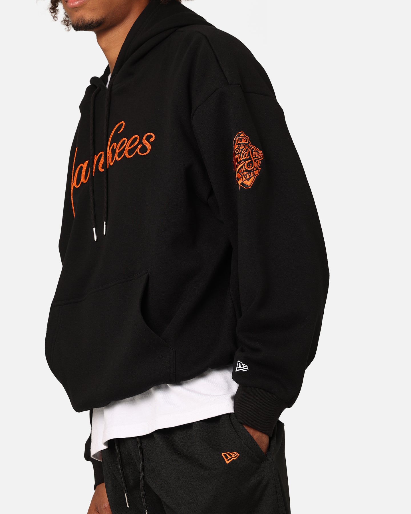 New Era New York Yankees 'Scary Nights' Oversized Hoodie Black