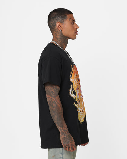 Last Kings Fiery Skull T-Shirt Black