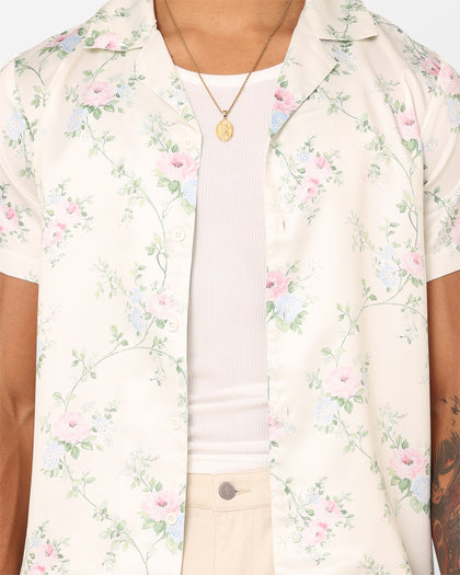 XXIII Anthony Button Up Shirt Cream/Blue/Pink