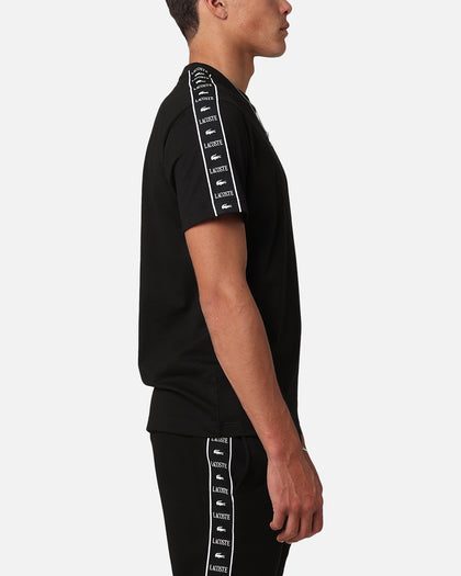 Lacoste Tape Heavy Jersey T-Shirt Black