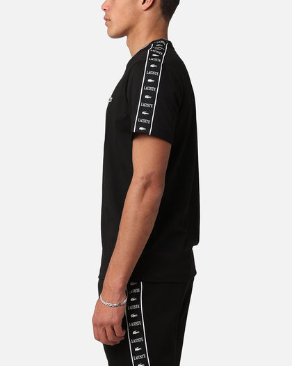 Lacoste Tape Heavy Jersey T-Shirt Black