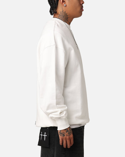 Fallen Breed Monogram Crewneck White/White