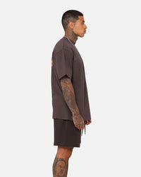 Fallen Breed Monogram T-Shirt Charcoal/Orange