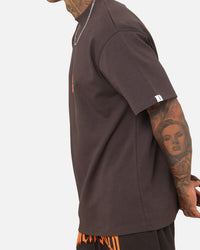 Fallen Breed Monogram T-Shirt Charcoal/Orange
