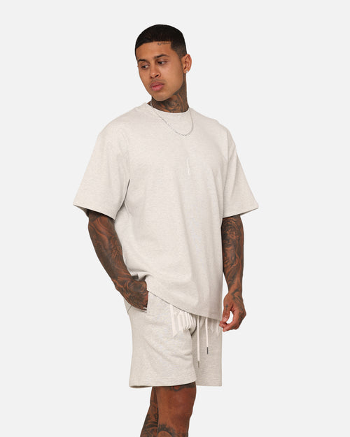 Fallen Breed Monogram T-Shirt Grey Marle/White