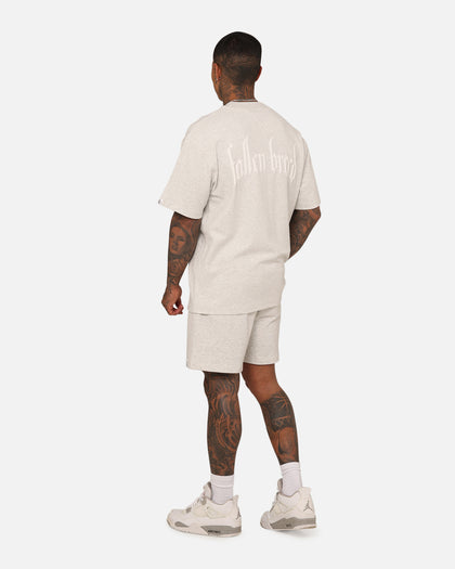 Fallen Breed Monogram T-Shirt Grey Marle/White