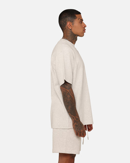 Fallen Breed Monogram T-Shirt Grey Marle/White