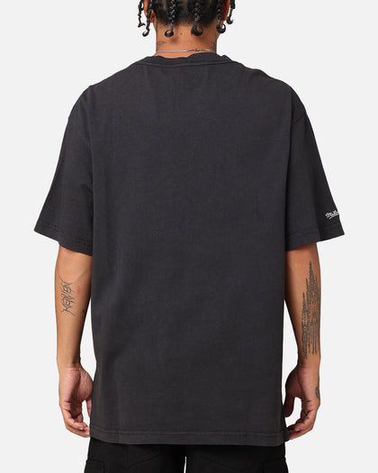 Mitchell & Ness Boston Celtics Ice Blue Logo T-Shirt Faded Black