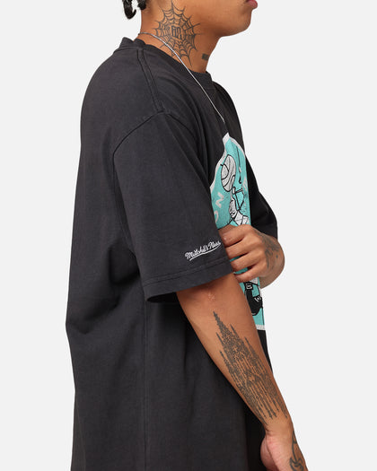 Mitchell & Ness Boston Celtics Ice Blue Logo T-Shirt Faded Black