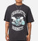 Mitchell & Ness Charlotte Hornets Ice Blue Logo T-Shirt Faded Black