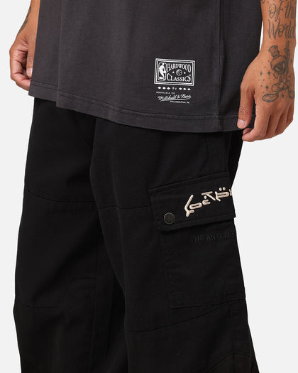 Mitchell & Ness Los Angeles Lakers Ice Blue Logo T-Shirt Faded Black