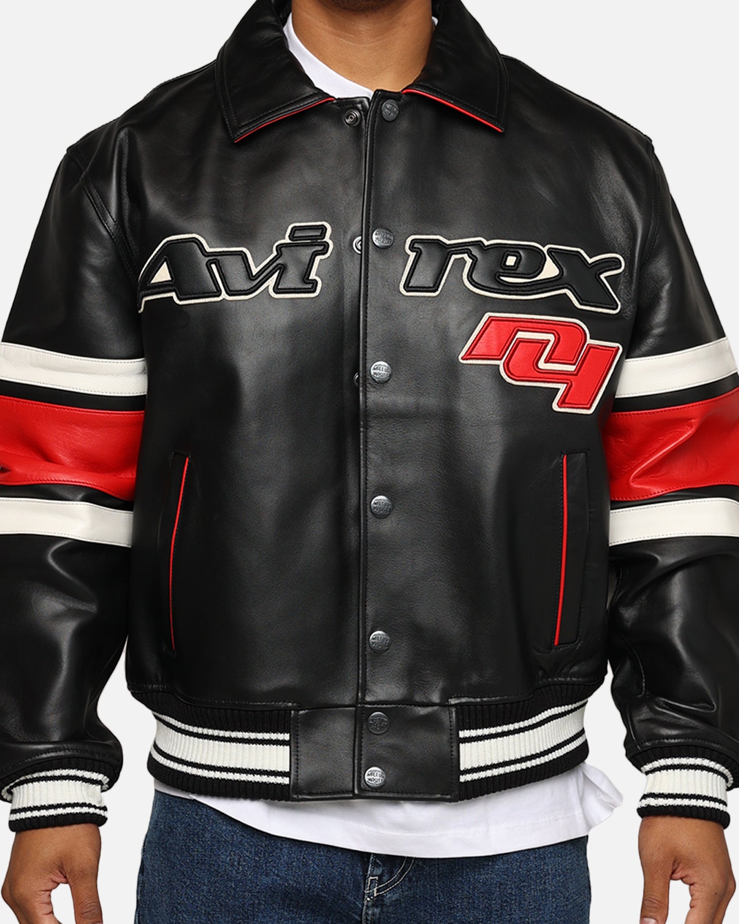 Avirex Legend Jacket Black | Culture Kings US